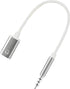 Tiosen 3.5mm Male to Type-C Female Audio Adapter Cable, White, Compatible with Smartphones,