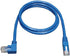 Tripp Lite Cat6 Gigabit Molded Patch Cable, RJ45 Left Angle M to RJ45 M, Blue, 10-ft.