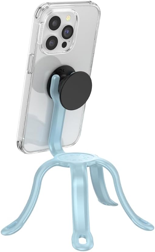 PopSockets Flexible Phone Mount & Stand - Universal Device Tripod Mount, Blue Sigh