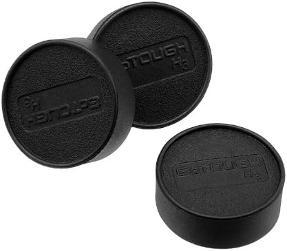 Fotodiox Pro GoTough 3X Replacement Lens Caps for HERO 3, 3+, 4, Set of 3 Protective Lens Covers