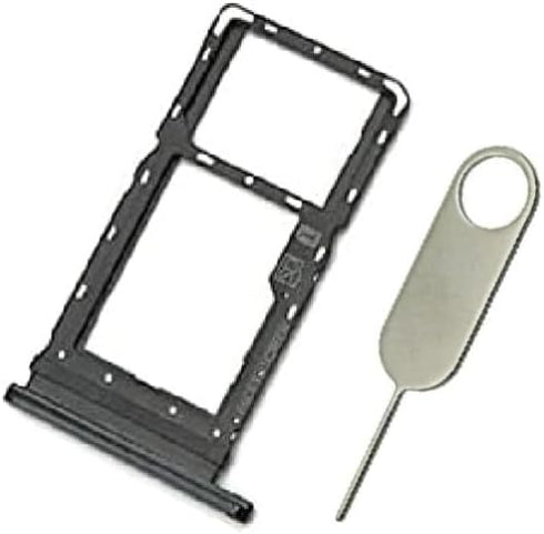 G Power 2021 Single Sim Card Tray MicroSD Holder Replacement for Motorola Moto G Power 2021 (XT2117) - Flash Gray