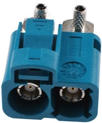 keisnoaja Fakra SMB Z Double Female Right Angle RF Coaxial Adapter, Fakra Z