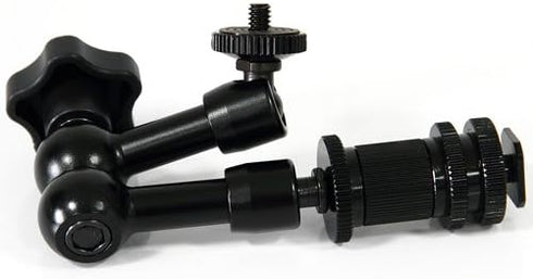 Adjustable Articulating Friction Magic Arm, 7 Inch for DSLRs, LED Lights, Flashes, LCD Monitors