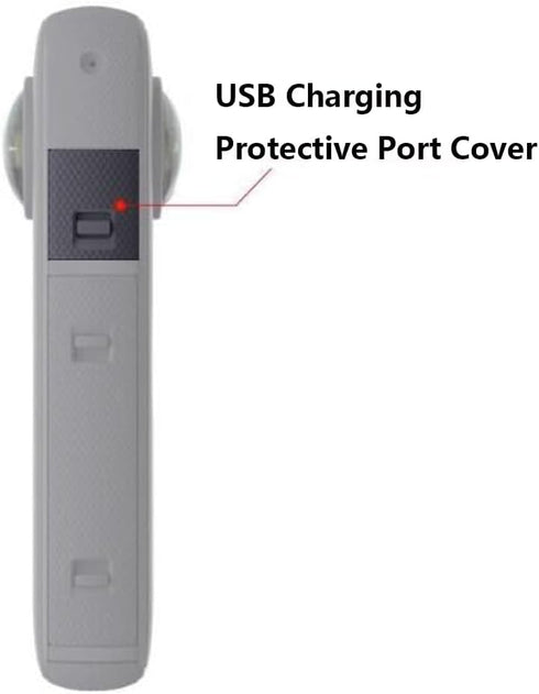 USB Charging Replacement Protective Port Cover for Insta360 One X2 Camera USB Cover Accessories (Black)