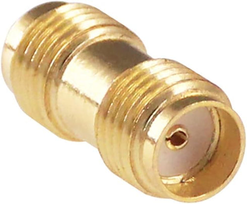 10pcs Antenna Adapter, SMA Female to SMA Female Connector Coupler for Antenna Radio, F10-10