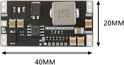 EC Buying 2Pcs TPS54560 60V 5V, 5A Step-Down Switching Power Supply Module, Low Ripple DC-DC, High Voltage to High