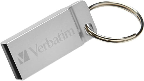 Verbatim 32GB 98749 Metal Executive USB Flash Drive - Silver
