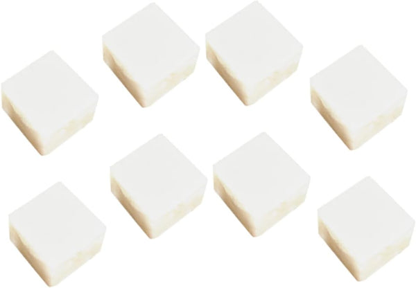 Totority 8pcs Simulated Tofu Cube Models Artificial Tofu Realistic Food Decor for