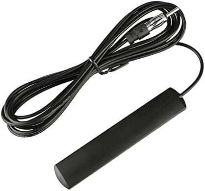 Car Antenna, Universal AM/FM Radio Antenna, 5M/16ft, Black, Compatible with Car Stereo Receiver, Marine Boat Radio