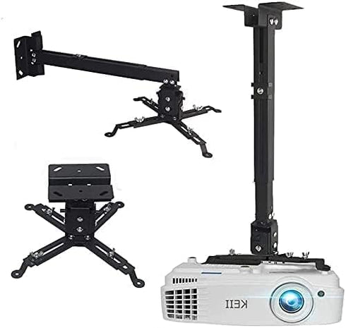 Coret Universal Projector Mount Adjustable Ceiling Wall Mount, Projector Extending Arms Mount for