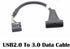 3 Pack USB 3.0 Header to USB 2.0 Motherboard Adapter, 19 Pin to 9 Pin Connector Cable for PC Computer Chassis