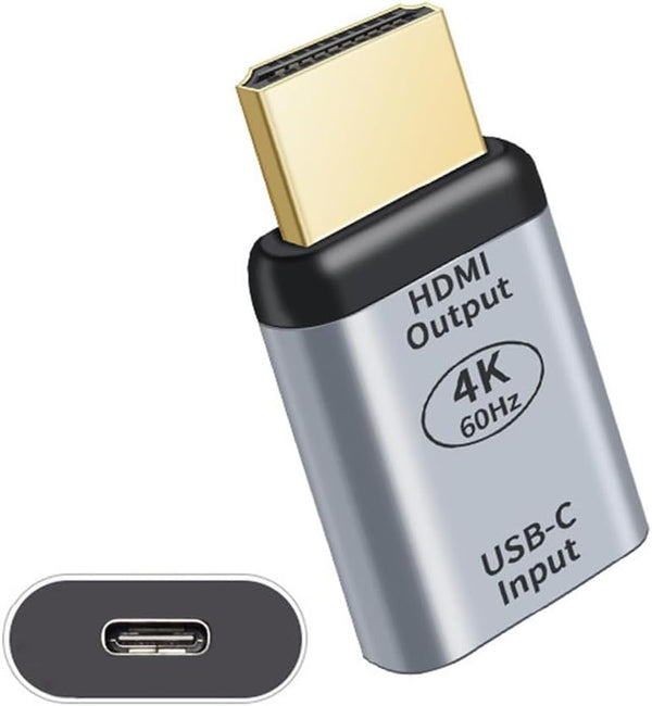 xiwai USB 3.1 USB-C to HDMI Adapter, Type C USB Female to HDMI Male Sink, 4K 1080p 60hz Compatible with TV, Display