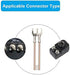 Ancable 300 Ohm FM Antenna T Shape Dipole Radio Ant with Spade Terminal for Yamaha Sharp JVC Denon Marantz Vintage