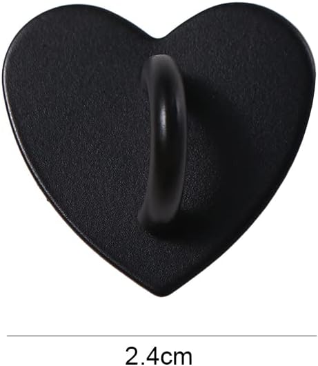 12PCS Cell Phone Finger Ring, Phone Clasps Hooks, Phone Finger Grip Heart Shaped Cell Phone Ring Holder, Adhesive Metal