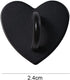 12PCS Cell Phone Finger Ring, Phone Clasps Hooks, Phone Finger Grip Heart Shaped Cell Phone Ring Holder, Adhesive Metal