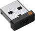 Logitech Unifying Receiver, 2.4 GHz Wireless USB Plug Compatible with Logitech Devices, Black