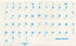 4Keyboard BULGARIAN KEYBOARD STICKERS ON TRANSPARENT BACKGROUND with BLUE LETTERING