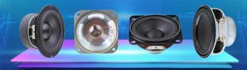 Fielect 2Pcs 6.5inch Foam Speaker Edge Replacement Kit for Subwoofer Surround Rings, Black