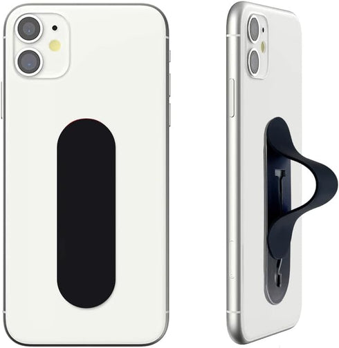 Momostick Flatstick Cell Phone Finger Grip Strap Holder, New Slim Finger Loop Selfie Grip Compatible with Most