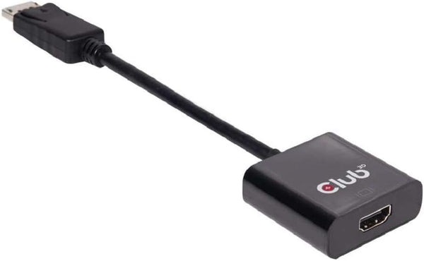 Club 3D CAC-2070 Active Adapter, DisplayPort 1.2 to HDMI 2.0 UHD M/F