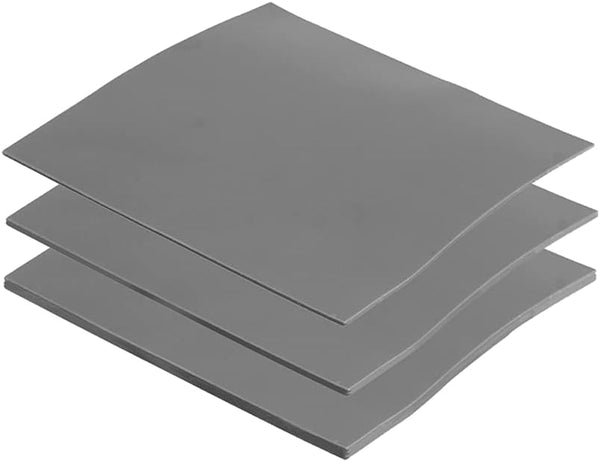 3 Pack Thermal Pad, 100x100mm 0.5mm 1mm 1.5mm Highly Efficient Thermal Conductivity Pads for Laptop Heatsink CPU GPU