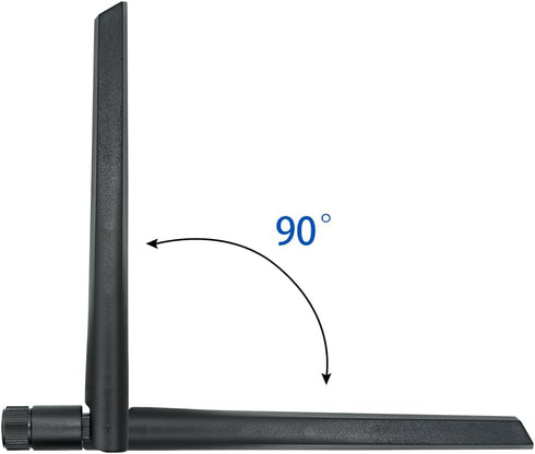 PROBOX AW140 8dBi Dual Band WiFi Bluetooth Omni Directional Antenna 2.4GHz/5GHz for WiFi Router, PCI-E Card, USB Adapter