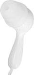 SYH&AQYE Waterproof Short Cord Headphones, 3.5mm Sport Wired Swimming Earbuds, Ergonomic In-Ear Headphones, White