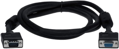 SF Cable, 3ft HD15 SVGA M/F Monitor Extension Cable with Ferrite Bead