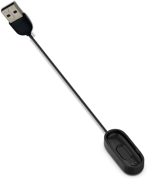 USB Charging Cable Charger for Fitness Sport Tracker Xiaomi Mi Band 4, Black