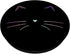 Rainbow Cat Face Black PopSockets Swappable PopGrip