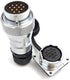 WS28 28MM 5Pin~26Pin Panel Mount Waterproof Aviation Connector, IP68 Cable Connector Plug Socket