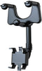 360° Rotatable Smart Phone Holder, Adjustable Telescopic Mount Bracket for Car Rearview Mirror