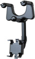 360° Rotatable Smart Phone Holder, Adjustable Telescopic Mount Bracket for Car Rearview Mirror