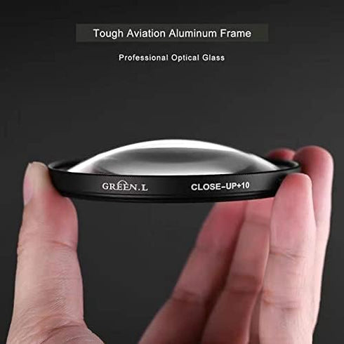40.5mm Close-up Filter Set (+1,+2,+4,+10), Professional Macro Filter with Filter Pouch