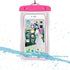 Luminescent Waterproof Phone Case, 7.1" Ultra-Durable Deep Dive Protection, Fits All Smartphones, Fuchsia