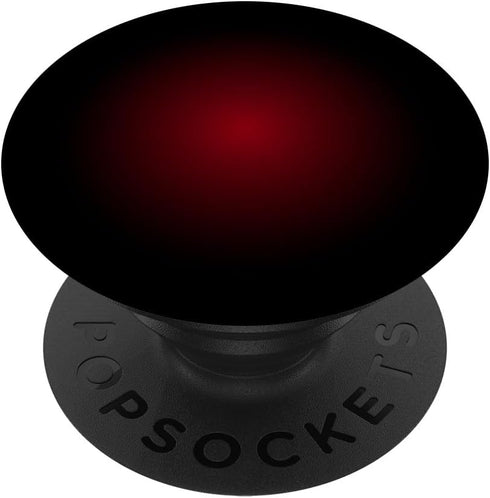 Red to Black Radial Gradient Minimal Art PopSockets Standard PopGrip