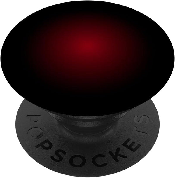 Red to Black Radial Gradient Minimal Art PopSockets Standard PopGrip