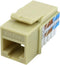 Cat5e Keystone Jack Insert, Ivory