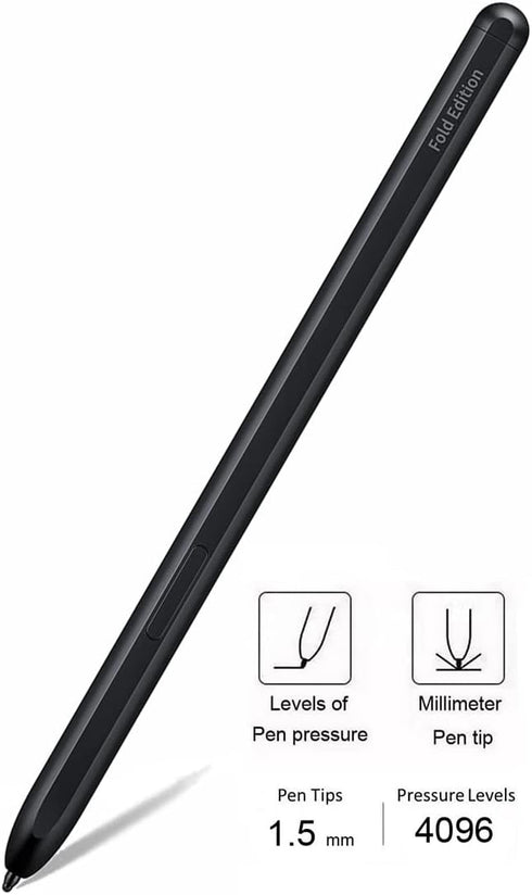 Galaxy Z Fold 4 Stylus Pen, S Pen Fold Edition Replacement for Samsung Galaxy Z Fold 4 5G with Tips/Nibs (Black)
