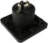 CESS Speaker Jack Twist Lock 4 Pole Square (Rectangle) - Speakon Female Socket Panel/Chassis Mount (10 Pack)