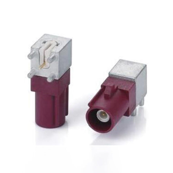 RF Coaxial Cable Connector, Fakra Video Connector D Male Right Angle Cable