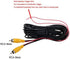 Car RCA Video Extension Cable for Auto Backup Camera Monitor, 10M/32FT with Detection Wire Reverse Trigger