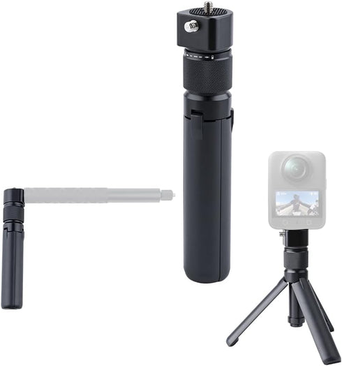 Generic Insta360 X5/X4/X3, 3, 360 1/4" 6 lbs Bullet Time Handle Tripod Rotating Grip for DJI OSMO Pocket GoPro Rotating