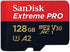 SanDisk Extreme Pro 128GB V30 A2 MicroSDXC Memory Card for DJI Mavic Air 2 Drone, Bundle with Card Reader