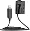 Andoer DR-E8 Dummy Battery - DC Power Bank USB Adapter Cable Replacement for Canon EOS DSLR Cameras