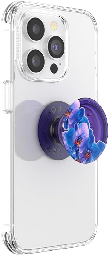 PopSockets Adhesive Phone Grip, Holder, Phone Stand, Plant-Based - Dark Orchid