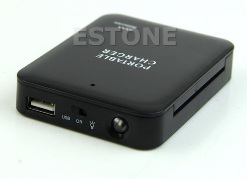 Stebcece 1PC 4X New AA Battery USB Power Bank Emergency Charger for Case for Cell Phone