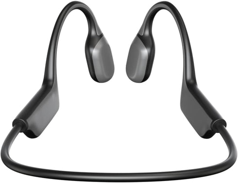 SA04 Black Bone Conduction Headphones, Lightweight Open-Ear Wireless Sport Headphones with Microphones