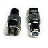 Cess F Type Male to RCA Female Connector Coupler - Coax Cable Adapter Video (10 Pack)