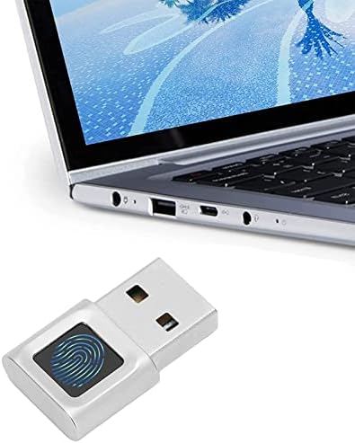 VBESTLIFE USB Fingerprint Reader, Portable Security Key Biometric Fingerprint Scanner for 10 11
